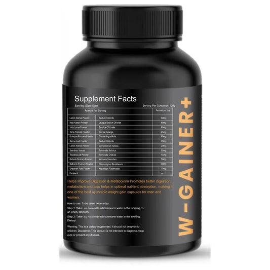 Actiwow	W-Gainer+ Ayurvedic Weight Supplement Actiwow