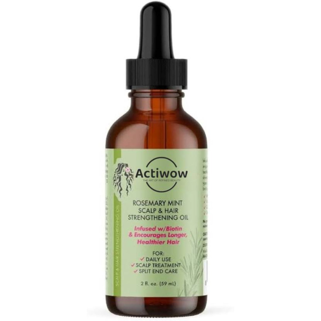 Actiwow Rosemary Mint Scalp & Hair Strengthning Oil (60ml) Actiwow