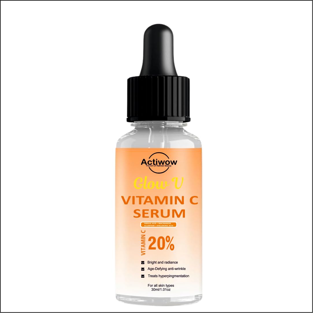 Actiwow Vitamin C 20% Serum With Hyaluronic Acid & Papaya Extract (30ml) Actiwow