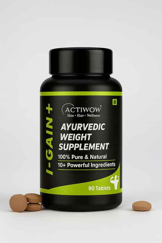 Actiwow I-Gain+ Ayurvedic Weight Supplement | 30-Day Guaranteed Results | Buy 1 Get 1 Free Actiwow