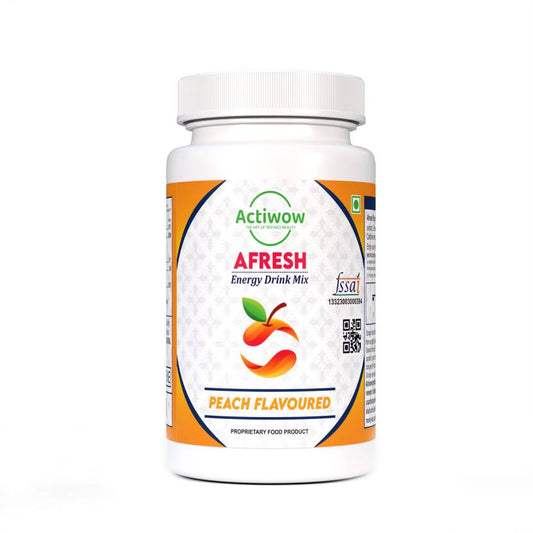 AFRESH Energy Drink Mix Peach Flavor (50gm)