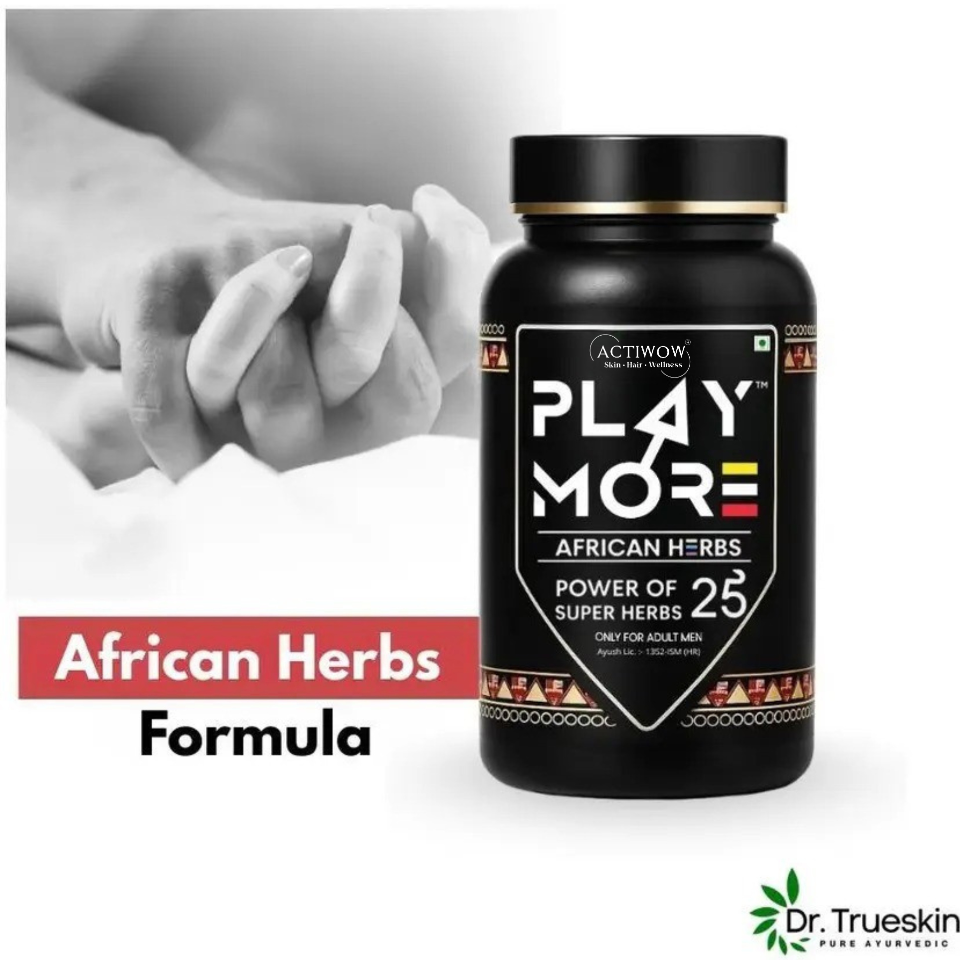 Actiwow Play More Capsules & Oil Combo | Free Vitality Booster Actiwow