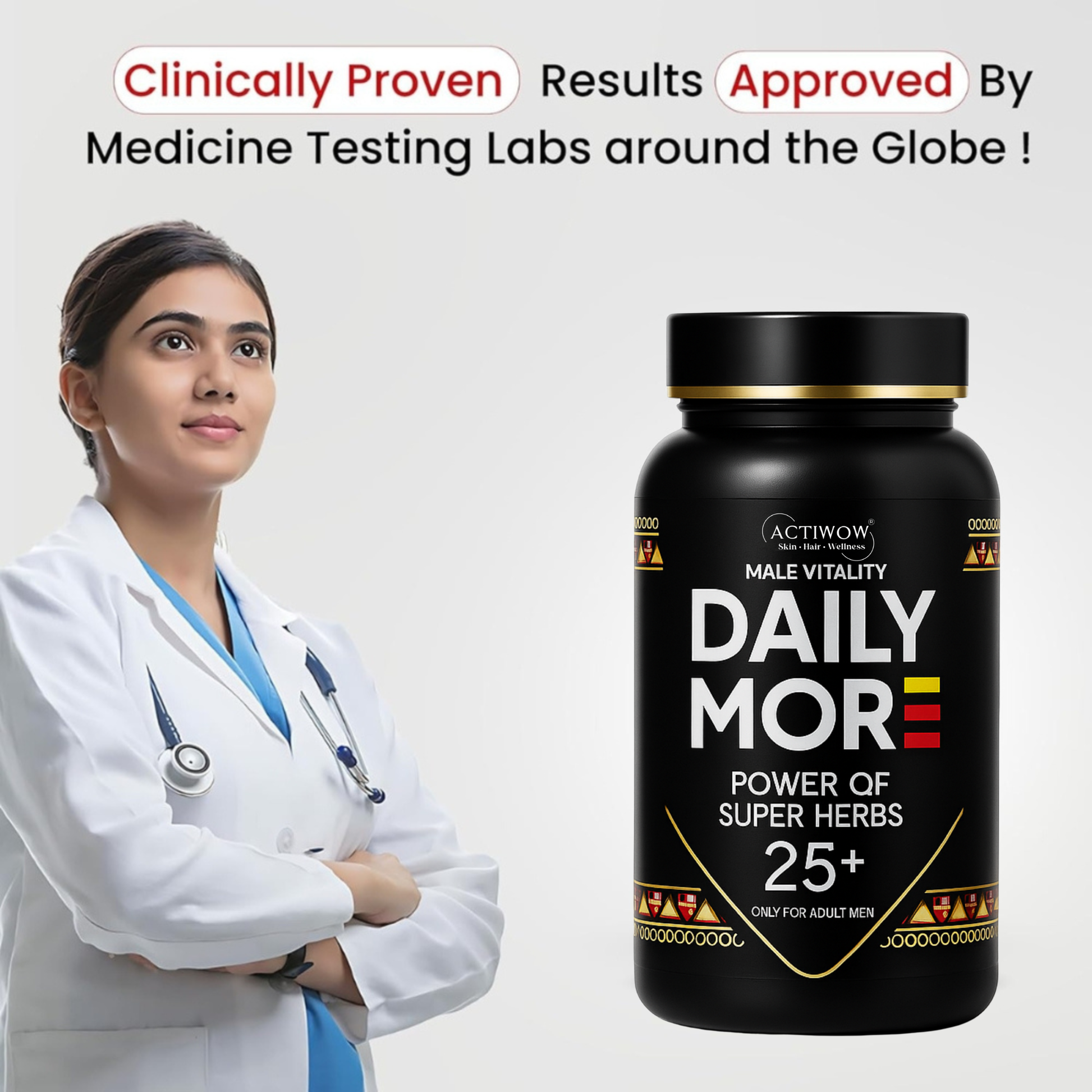 Actiwow Play More Combo – Power of 25 Super Herbs | Get Play More Oil Worth ₹599 Free! (Copy) Actiwow