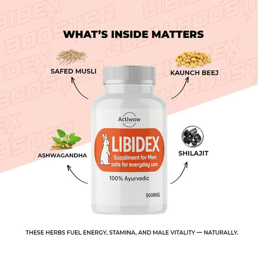 Actiwow Libidex Capsules for Men Stamina Booster Actiwow