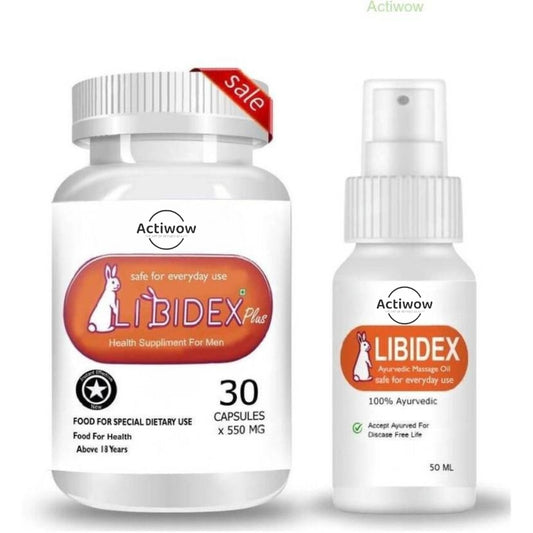 Actiwow Libidex Plus Capsules & Oil